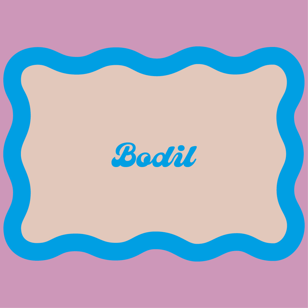 
                Bodil Konfirmation er en funky og moderne design til konfirmanden der elsker et grafisk touch i rosa og blå. Til dette design følger matchende elementer i form af velkomstskilt, bordoversigt, menukort, drinkskort, takkekort, invitation mm.                
